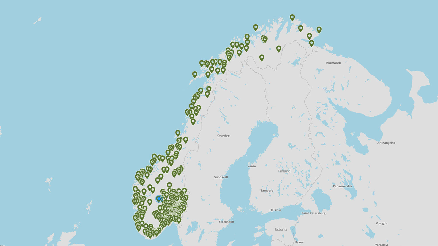 Benytter du nettkartet vårt til å finne vedselger?